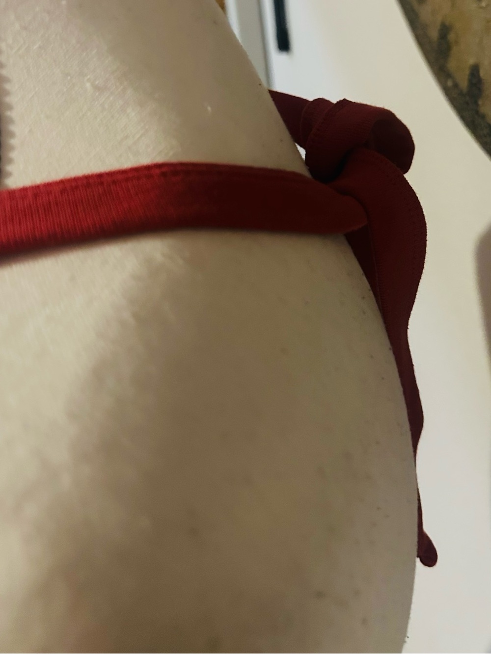 Universal Navy Top with Red Trim Halter top - Picture 3 of 4